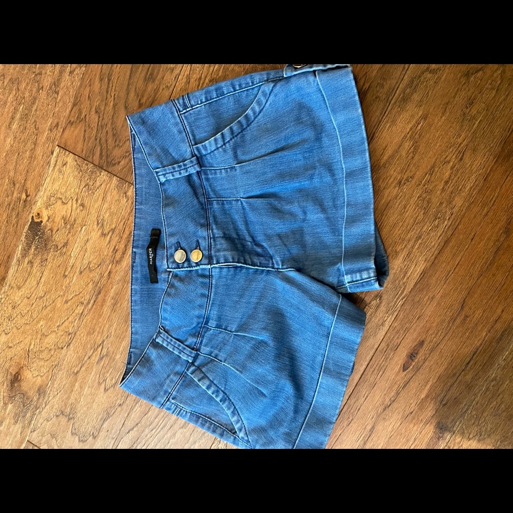 Blue jean shorts